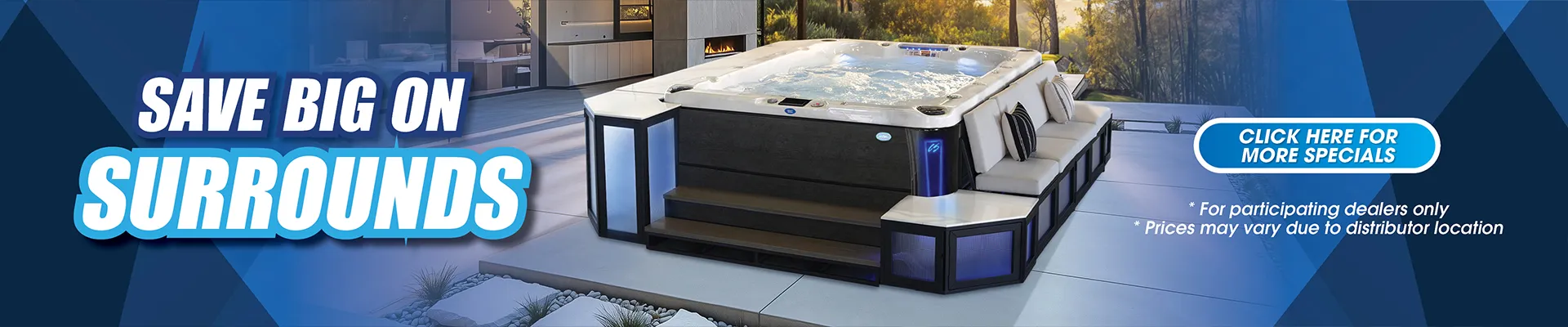Calspas hot tub being used in a family setting - Newport News